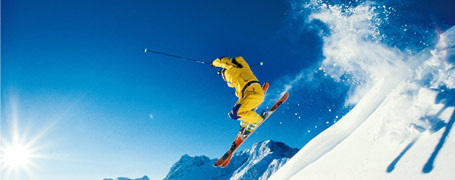 滑雪圣地阿尔卑斯山壁